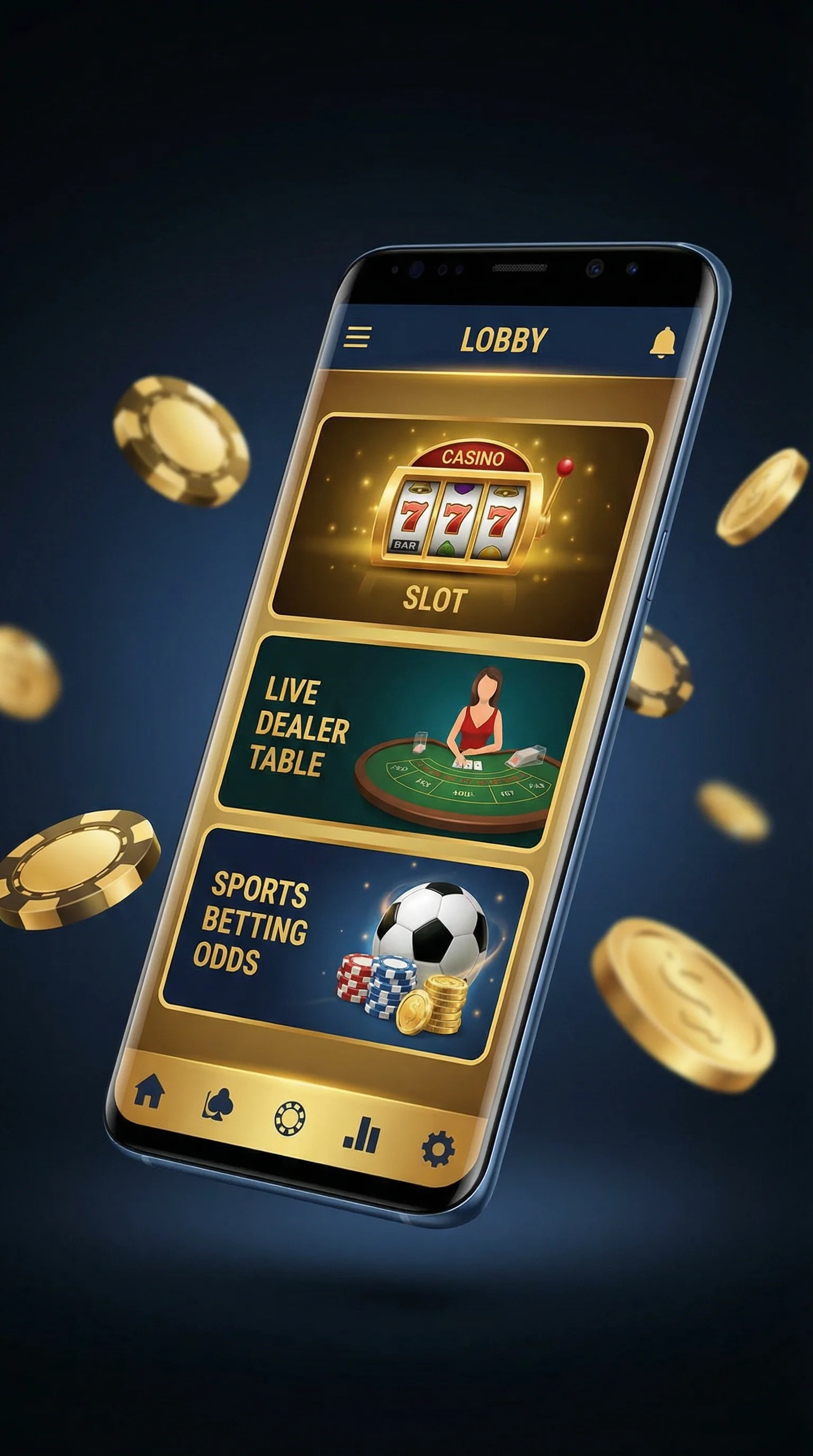 太阳城手机APP界面展示